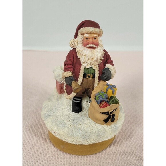 Our America Teeny Toppers Santa Claus Small Candle topper gifts  Christmas - Picture 1 of 9